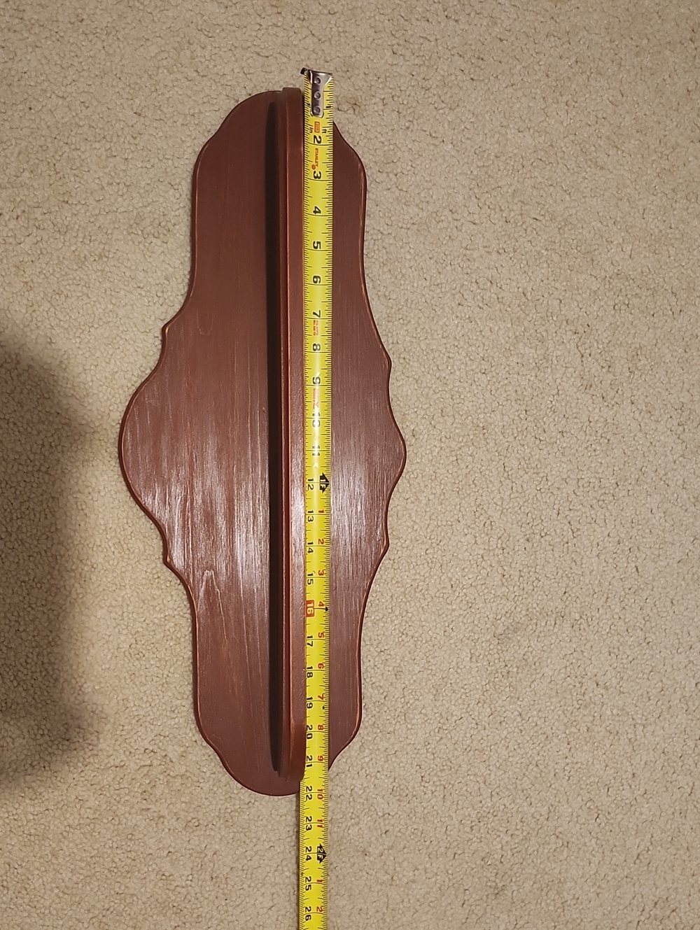 Decorative Brown Wall Shelf - Classic Brown Wall Decor